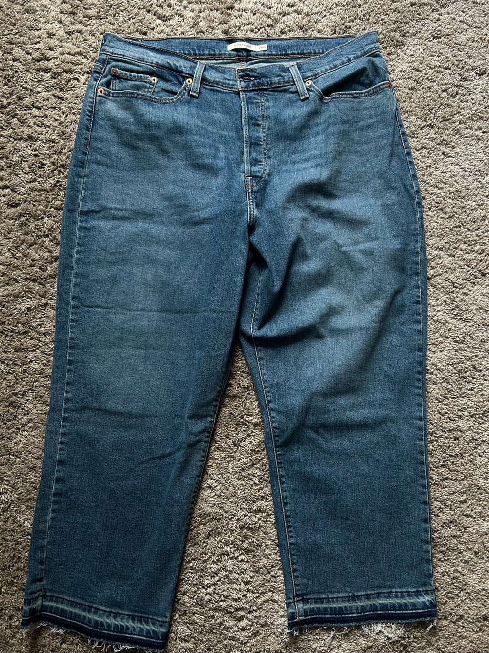 Levi’s Women's Straight Leg Jeans in Deep Blue